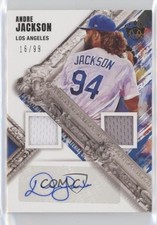 2022 Diamond Kings DK Material Signatures Gold 16/99 Andre Jackson Auto 2g8