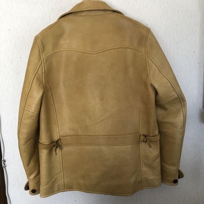 Gangsterville Car Coat Camel Horsehide Glad Hand size M | eBay