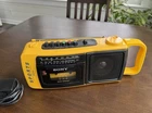 SONY Sports Portable FM-AM Cassette Boombox CFM-160 NICE!!!! with power adapter!