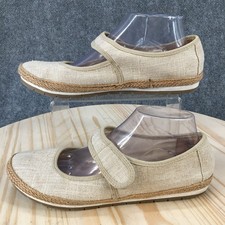 Naturalizer Shoes Womens 9.5 M Regan Espadrille Beige Fabric Casual Comfort Flat