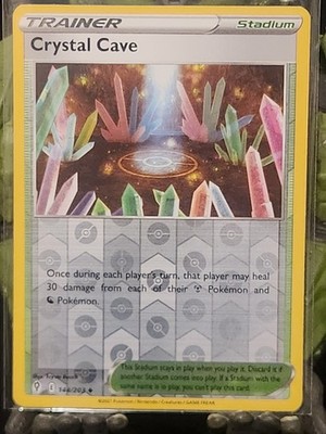 Crystal Cave Reverse Holo Uncommon SWSH07: Evolving Skies 144/203 NM
