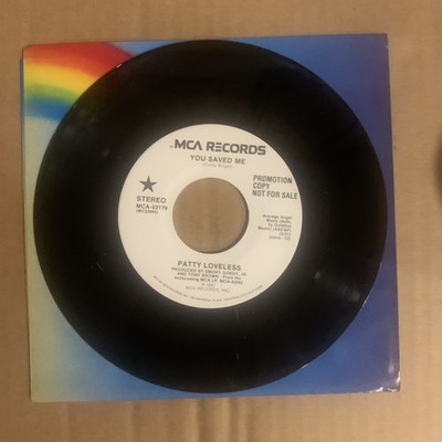 Patty Loveless, 45 rpm, Promo, VG+, You Saved Me, MCA-53179