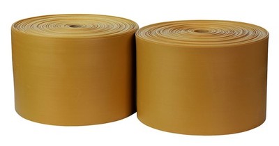 Sup-R Band Latex Free Exercise Band Twin-Pak - 100 Yard (2-50-Yard Boxes) Gold