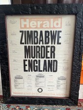 Cricket Commemorating Zimbabwe's One Day cricket series win against England