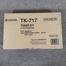 New Kyocera TK-717 Black Toner Kit KM-3050 4050 5050 420i 520i Series