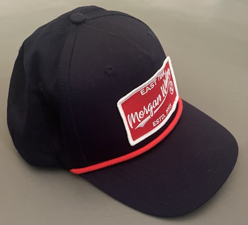 Morgan Wallen East Tenn EST 1993 Snapback Rope Hat Navy Blue Red *RARE* Country - Picture 3 of 8