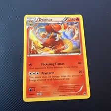 Delphox 13/124 Reverse Holo Rare XY Fates Collide Pokémon Card