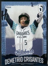 2025 Hillsboro Hops Demetrio Crisantes RC Rookie Diamondbacks Minor League