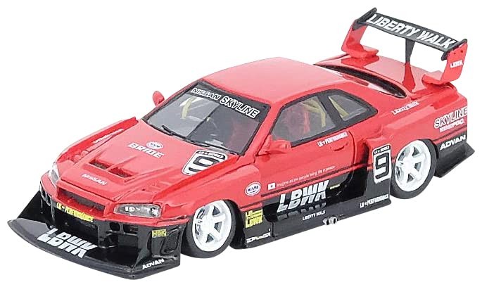 Автомобиль модели Nissan Skyline LBWK ER34 SuperSilhouette Fenderist2020 IN64R-R34-FJ2020 16890₽