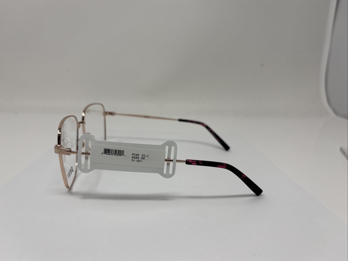 DKNY EYEGLASSES DK1031-770-54 New with case DKNY EYEWEAR DK 1031 770 54/16/135 GOLD EYEGLASSES FRAME  main image 4