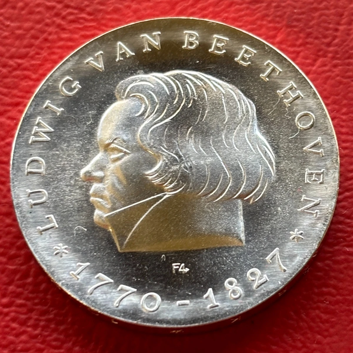 未曾流通银色1970 德国硬币| eBay