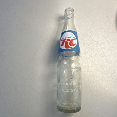 Royal Crown Cola RC 16oz Glass Bottle Soda Advertising Collectible