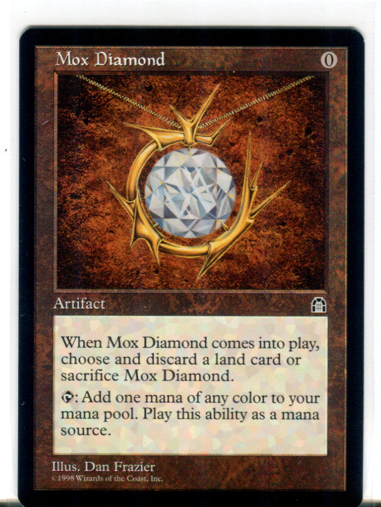 MTG Stronghold - MOX DIAMOND - Pack Fresh Near Mint/Mint - See High Res Scans.