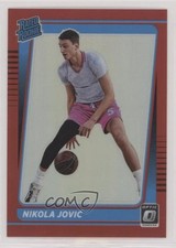 2022-23 Chronicles Draft Picks Donruss Optic Rated Rookies Red Nikola Jovic pe8