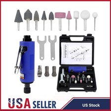 Air Die Grinder With 1/4" 1/8" Collets 22000 RPM Pneumatic Die Grinder Kit