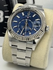 Rolex Sky-Dweller 42mm blue dial oyster bracelet 326934 2020