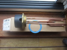 Heatrae Sadia 11"  Immersion Heater fitted with thermostat & safety cut out