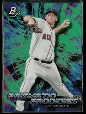 Jay Groome #/99 Green Prismatic Prodigies 2018 Bowman Platinum Red Sox