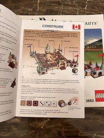 LEGO Harry Potter Hogwarts #3862 Manual & Dice Game Rule Booklet Instructions