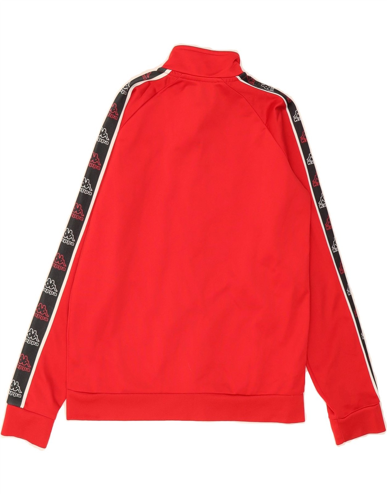 KAPPA Boys Graphic Tracksuit Top Jacket 11-12 Years Red Colourblock GH03 image 2