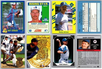 Randy Johnson 4 Card Collectors Lot - Seattle Mariners / Rookie / HOF