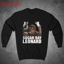 Sugar Ray Leonard Boxing Legend Black Size S to 3XL