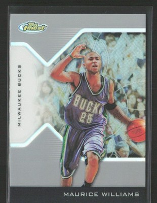 Maurice Williams 2004-05 Finest #80 Refractors /249 Milwaukee Bucks