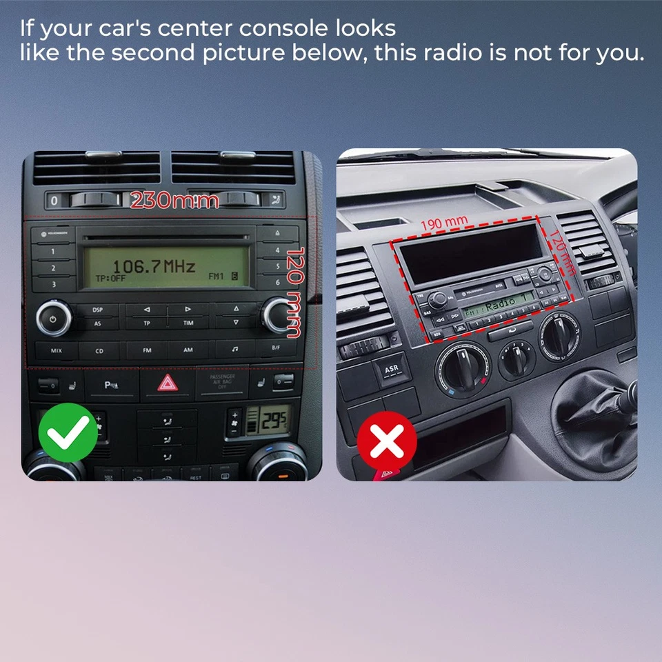 Für VW Touareg Transporter T5 Multivan Android 14 Carplay Autoradio GPS + Kamera - Bild 3 von 4