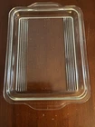 Vintage 503-C Clear Ribbed Glass Lid Only Replacement Very Nice