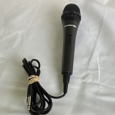 Wired Handheld Karaoke Microphone, 3.5mm 1/8 in TRS, On/Off, Black