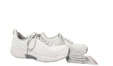 Orthofeet Orthopedic Knit Coral White 988 Women's Sz 9 M COMFORT Shoes