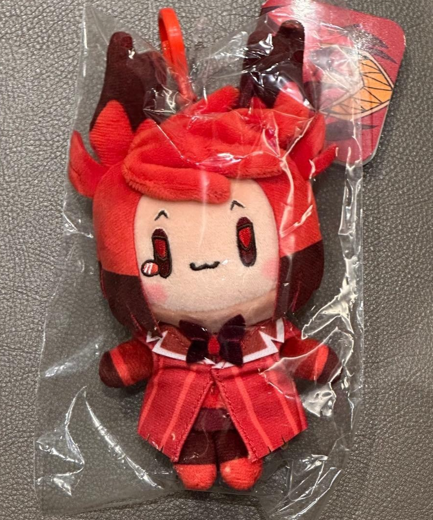 Hazbin Hotel Alastor Sitting Plush Stuffed Toy Doll Mascot 2025