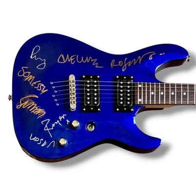 The Cure Signed Guitar JSA COA Robert Smith Gallup Bamonte O'Donnell Cooper - Image 1 of 4