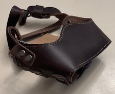 Stockyard Exchange Leather Adjustable Taco Dog Small Muzzle NEW