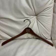 VINATGE Ralph Lauren POLO BOYS Brown Wooden Hanger