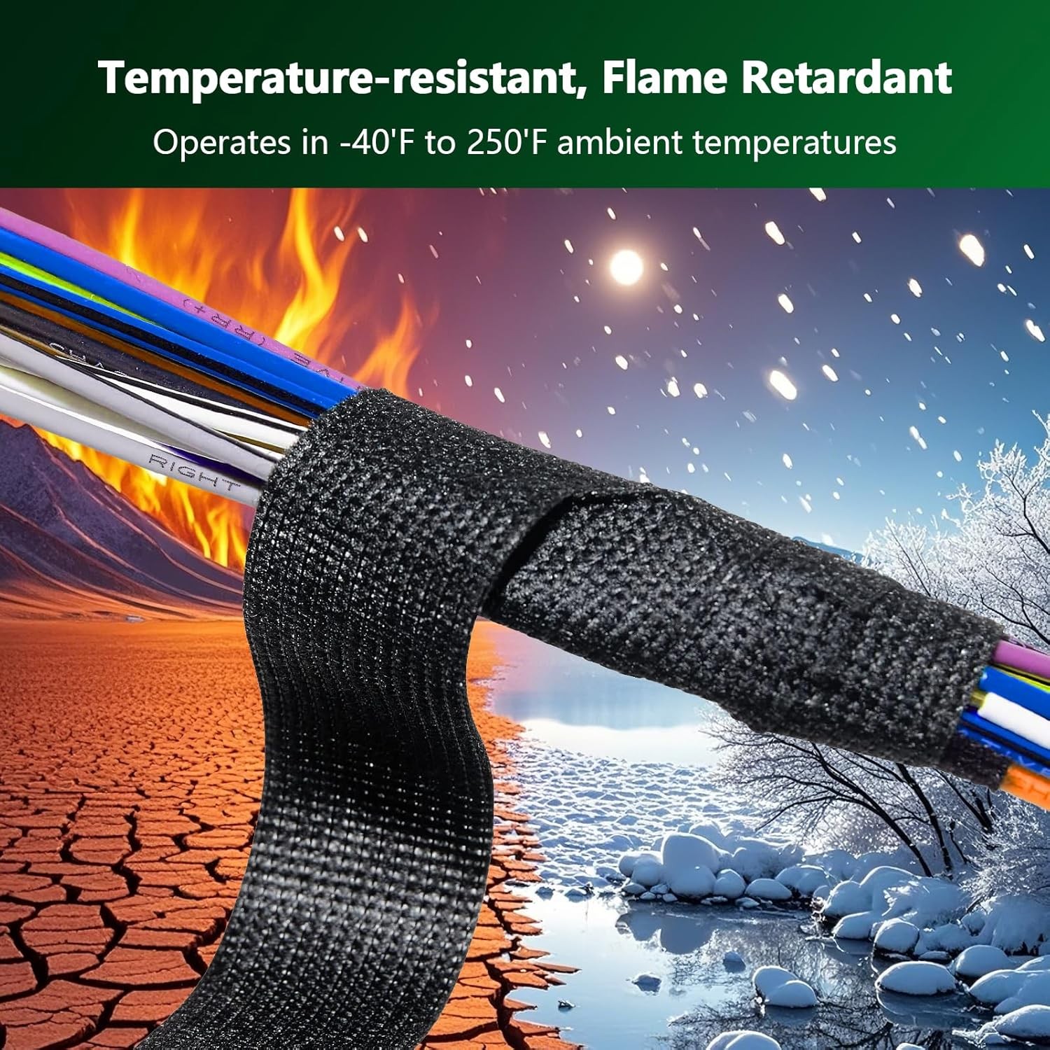 5 Rolls Wire Harness Tape, High Temp Cloth Tape - Self-Adhesive... 