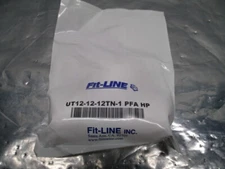 Fit-Line UT12-12T-12TN-1 Union Tee (TightFLARE) BRANCH RUN W/PVDF Nut, RS1337