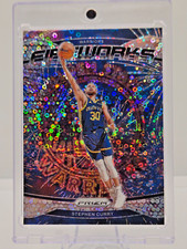 Stephen Curry 2024-25 Panini Prizm OPTIC Fireworks #20 Golden State Warriors