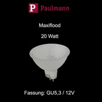 Paulmann 832.92 Halogen Birne Dimmbar Maxiflood Softopal 20W Reflektor 12V GU5,3