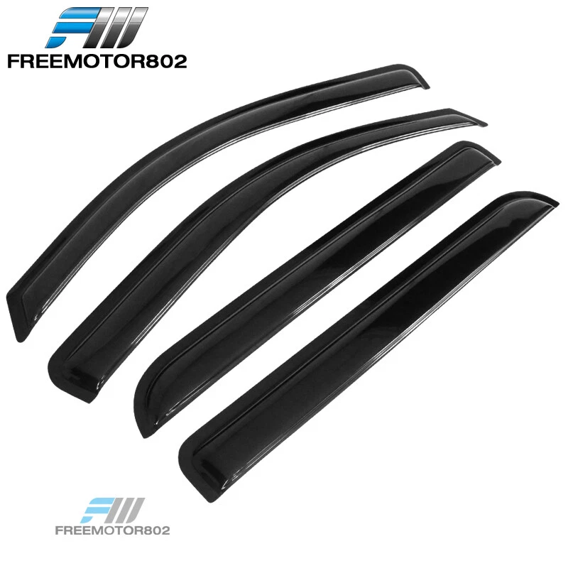 Подходит для Chevy Silverado GMC Sierra 14–19 годов выпуска козырьки для окон с двойной кабиной дефлектор дождя - Изображение 4 из 4