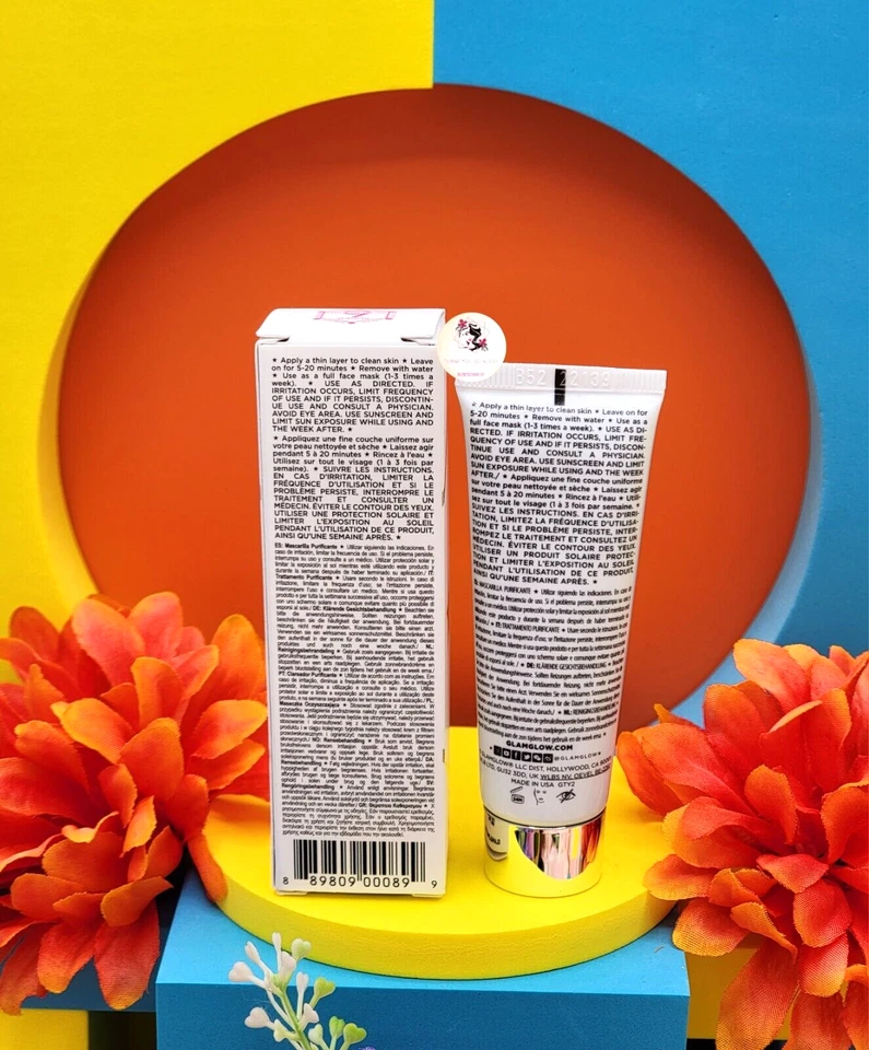 GLAMGLOW Supermud Clearing Treatment Clarifying 1oz /30g Travel Size NEW Boxed - Image 2 of 4