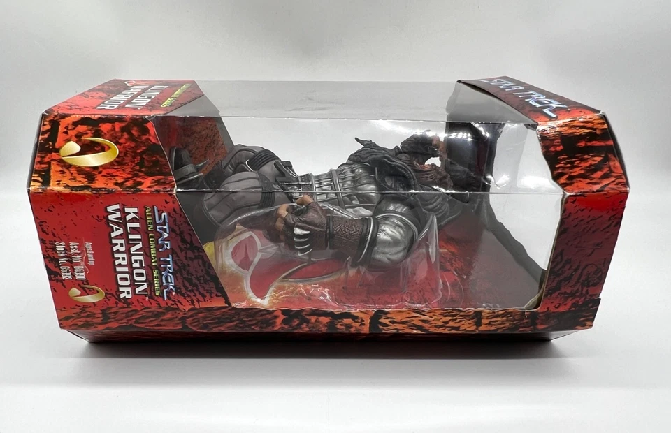 Figura de acción 1999 Star Trek Klingon Warrior 9" Alien Combat Series Playmates Foto 4 de 4