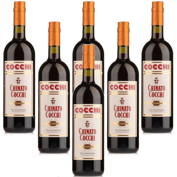 Vino Rosso Vino Aromatico Chinato Vino Aromatico Cocchi 6 bottiglie 75 cl.