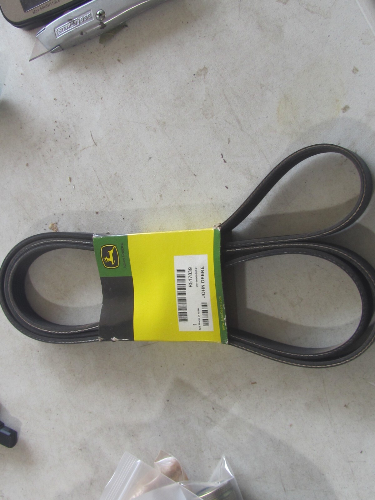 OEM John Deere Power Tech Engine Fan Belt R517039 2.4l 3.0l Models 