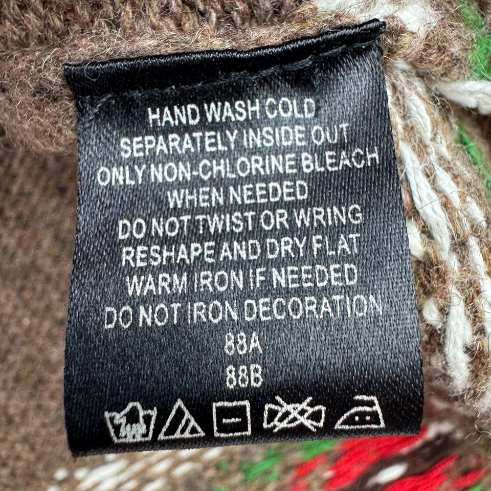 Suéter Chaleco Hampshire Studio Mezcla Lana Nieve Mujeres Mediano Muñeco de Nieve Vacaciones Marrón Foto 4 de 4