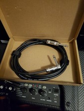 10 Ft Guitar/Instrument Cable 1/4 Inch 6.35mm Straight to Right Angle