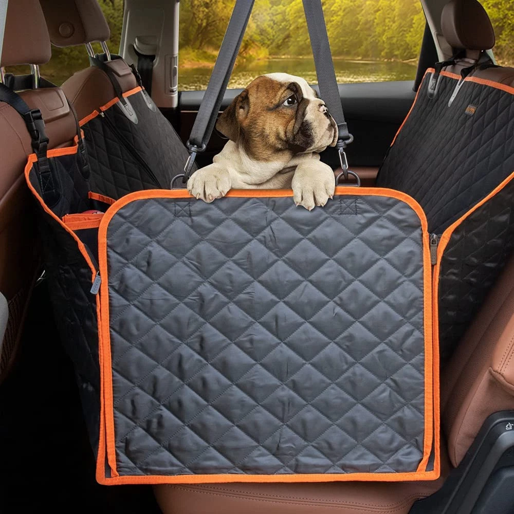 Dog Car Seat Covers 100% Waterproof, Dog Seat Cover with Side Flaps from  Scratch | eBay
