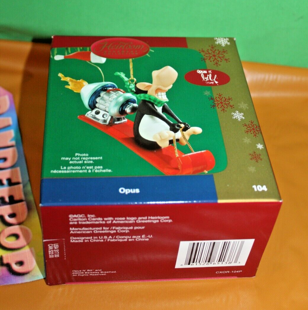 Carlton Heirloom Opus N Bill Christmas Holiday Ornament eBay