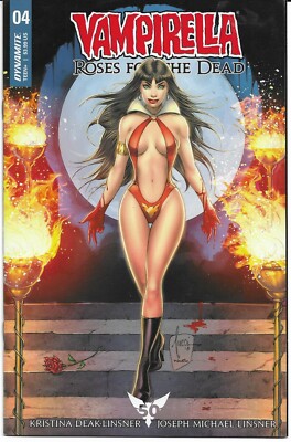 VAMPIRELLA Roses for the Dead #4 (2019) Variant Cover 'B' by BILLY TUCCI