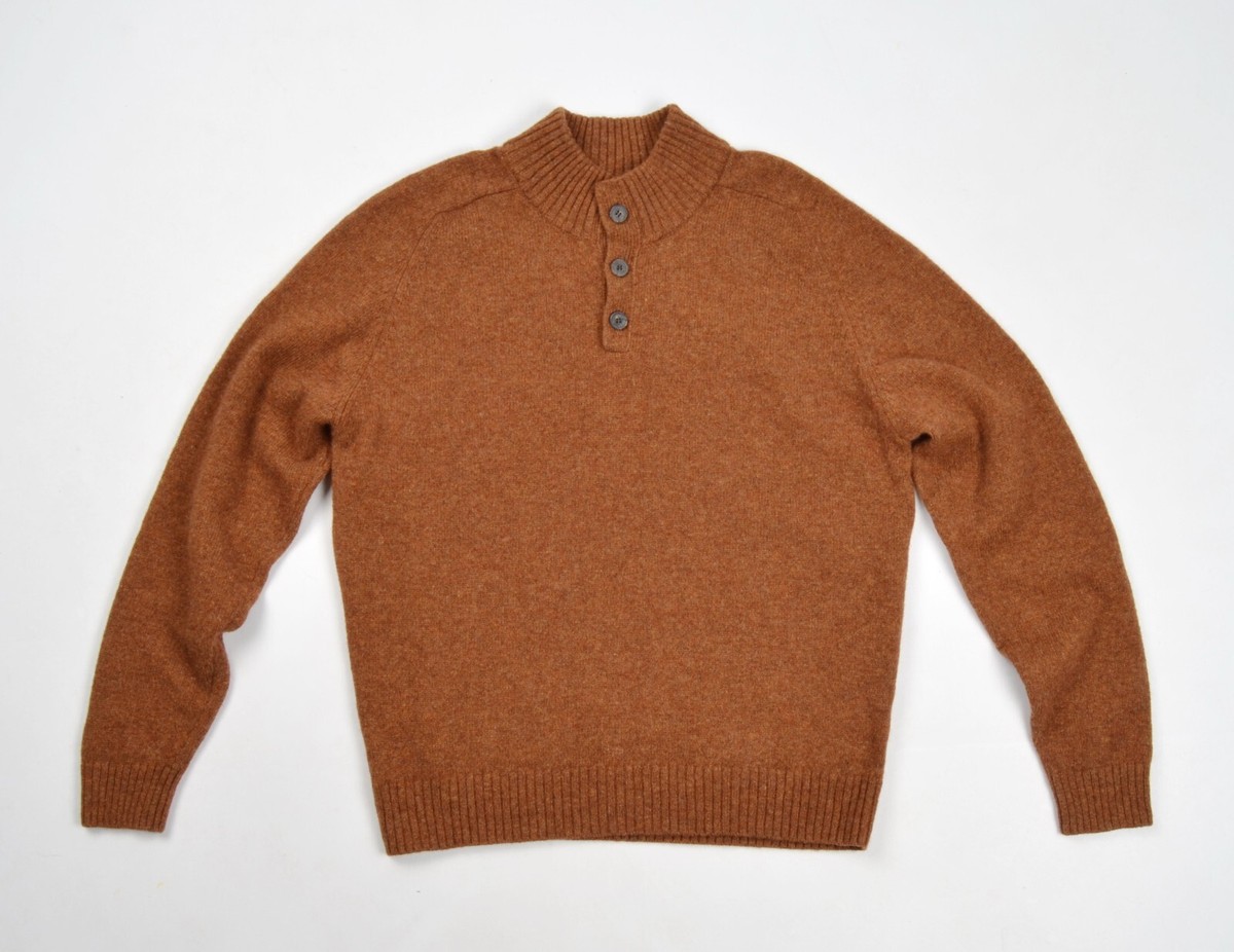 Half Zip Munrospun Jumpers Mens HOUSE OF BRUAR MUNROSPUN Rustic